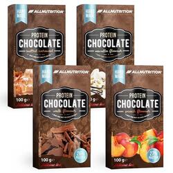 Chocolat protéiné PROTEIN CHOCOLATE 100g Chocolat Blanc-Vanille