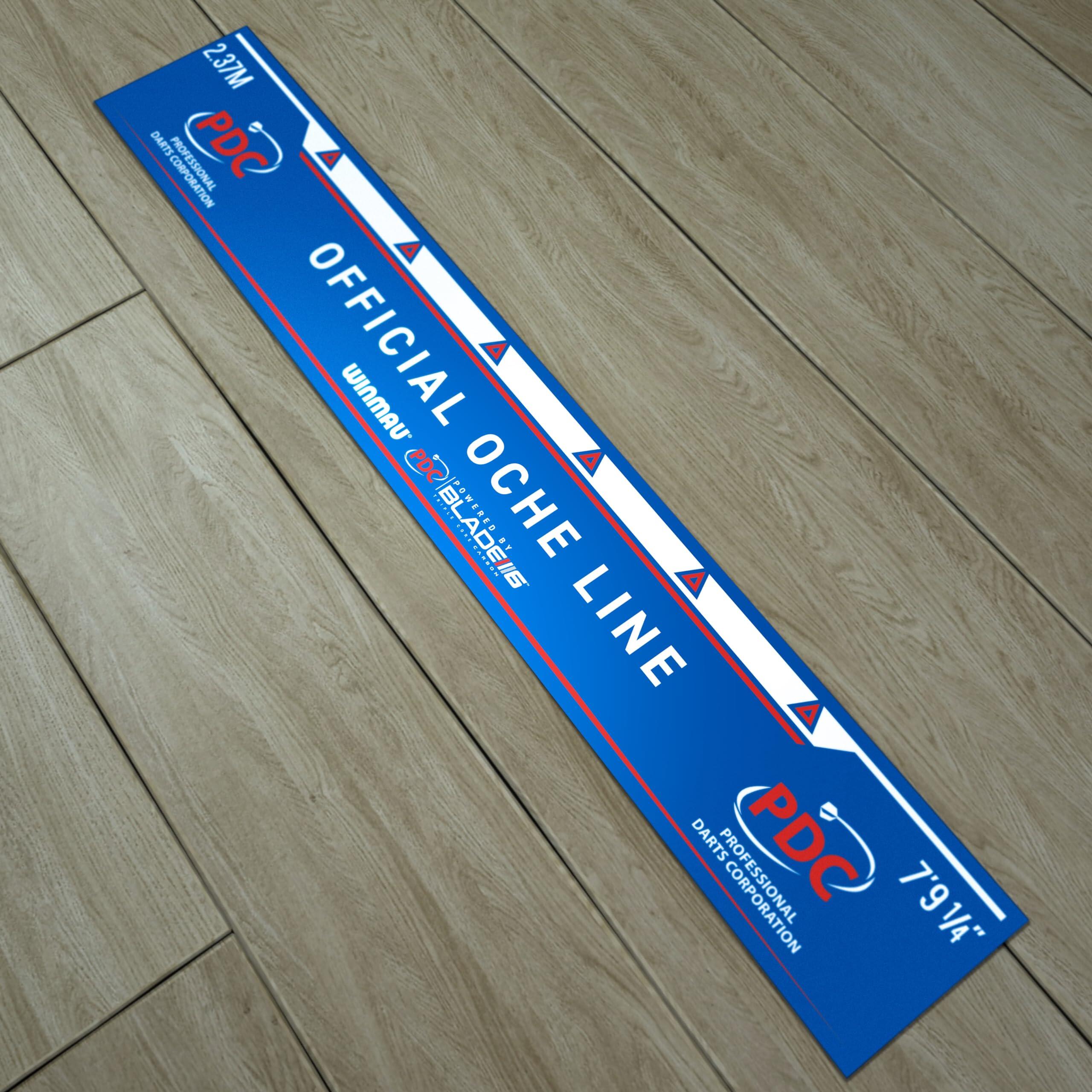 Winmau Abwurflinie Oche Line PDC Blue 8767 2/6