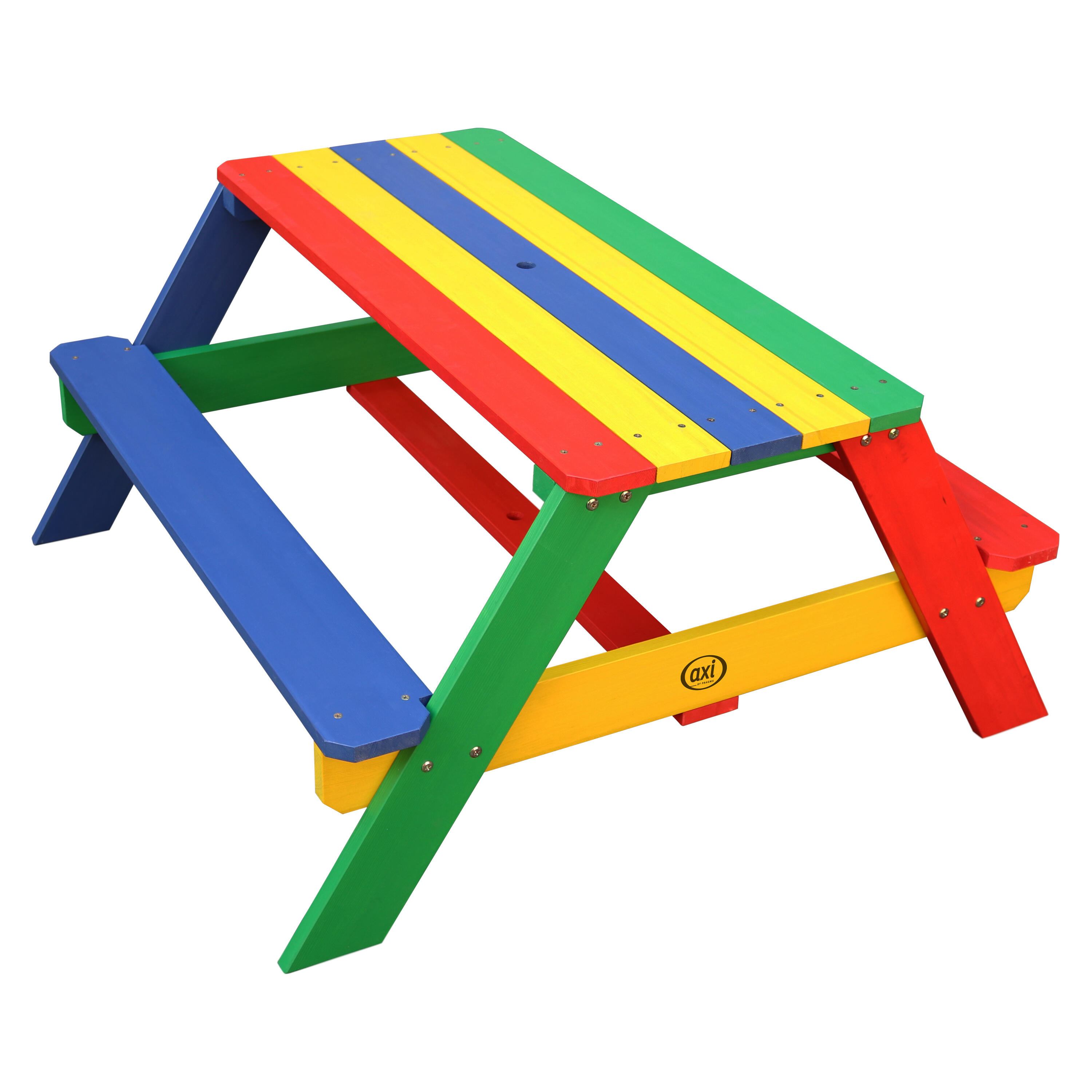 Table Pique Nique avec Parasol 95x97x48 cm, Multicolore 7/7
