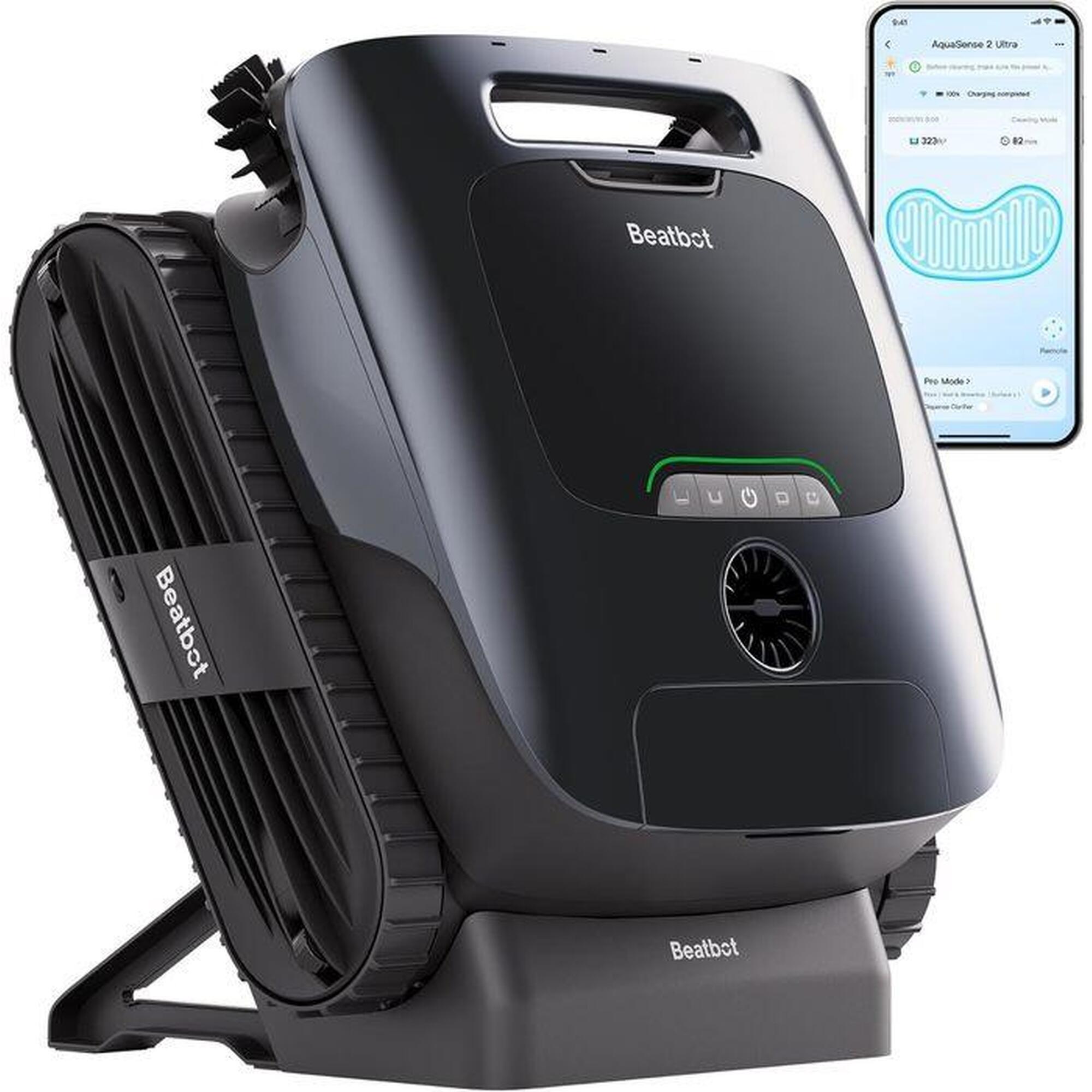 Beatbot - Robot Piscine Sans Fil - Wifi  Aquasense 2 Ultra Beatbot - Fond, Surface, Parois - Robot De Piscine - Noir - No Size - Decathlon