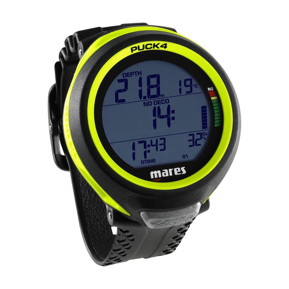 Komputer nurkowy Mares Puck 4 - Bluetooth, 3 Gazy, Nitrox 6/7