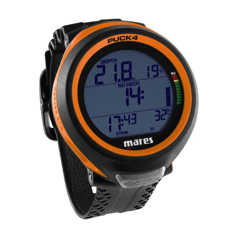 Komputer nurkowy Mares Puck 4 - Bluetooth, 3 Gazy, Nitrox 5/7