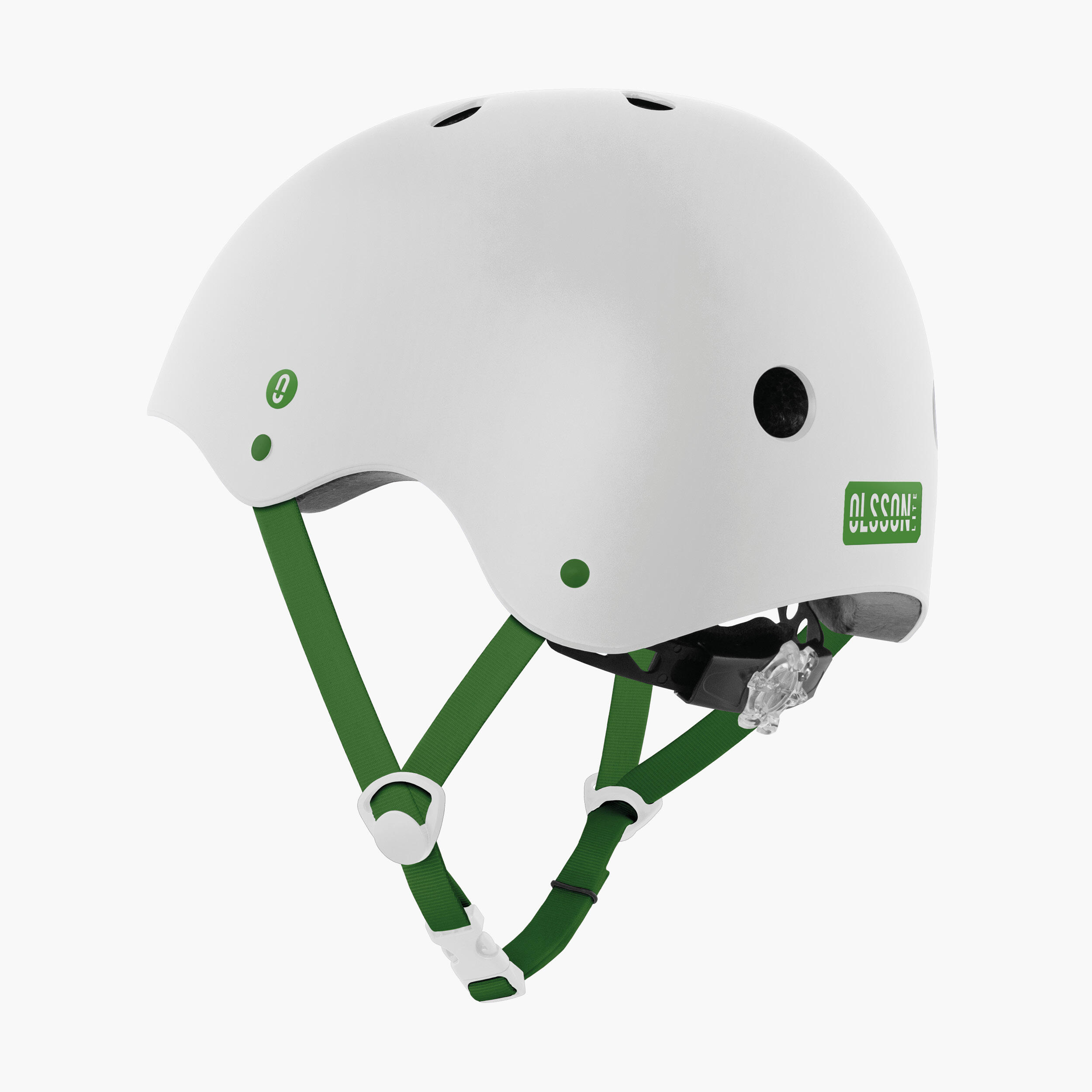 Casco niño OLSSON HERO Blanco M-L 52-54cm patines skates bicicletas patinetes 7/7