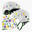 Casque enfant OLSSON HERO Blanc M-L 52-54cm rollers skates vélos trottinettes