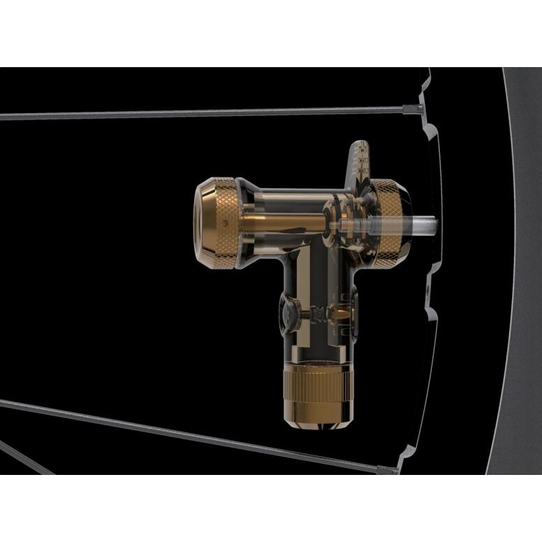 Topeak Joe Blow Tubi 2Stage Floor Pump (Max 160 psi / 11 bar) Preto / Dourado 6/7