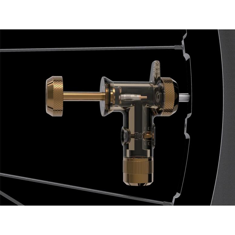 Topeak Joe Blow Tubi 2Stage Floor Pump (Max 160 psi / 11 bar) Preto / Dourado 7/7