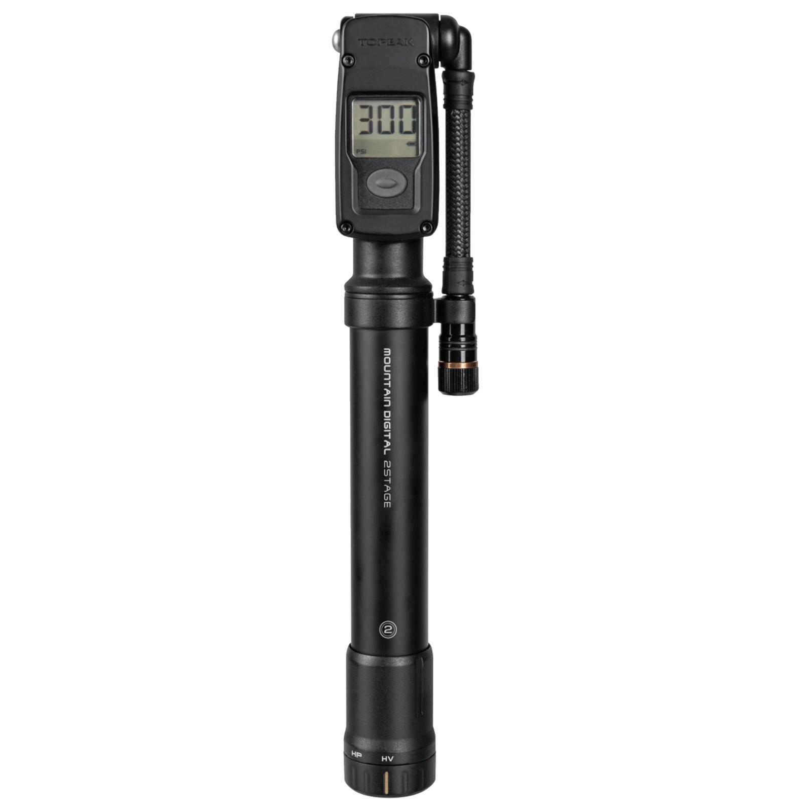 TOPEAK Topeak Minipomp Digitale 2-Fasen voor Mountainbikes