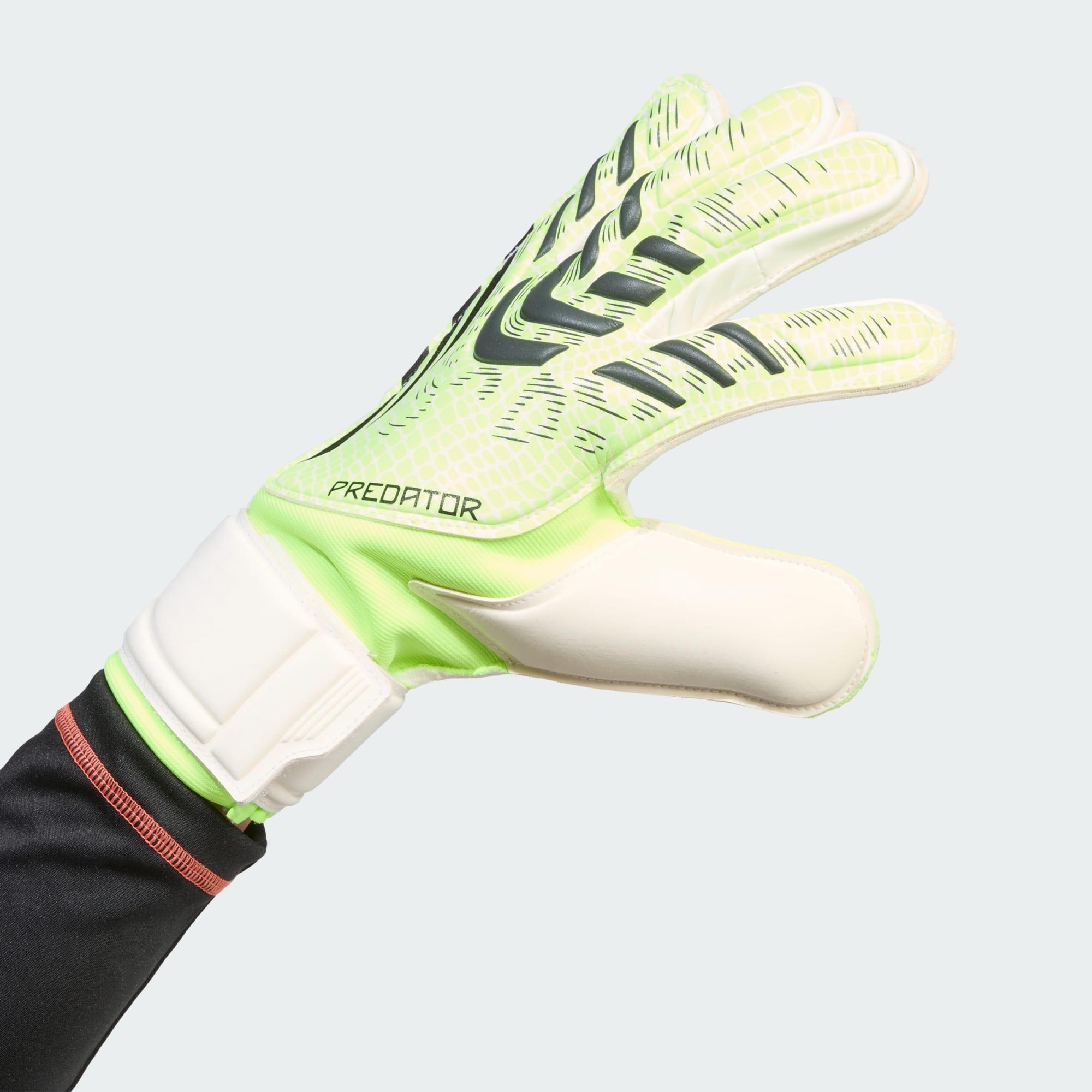 Adidas - Gants De Gardien De But Predator Match - Gants De Gardien - Blanc|noir|vert -  8 À 10 Ans - Decathlon