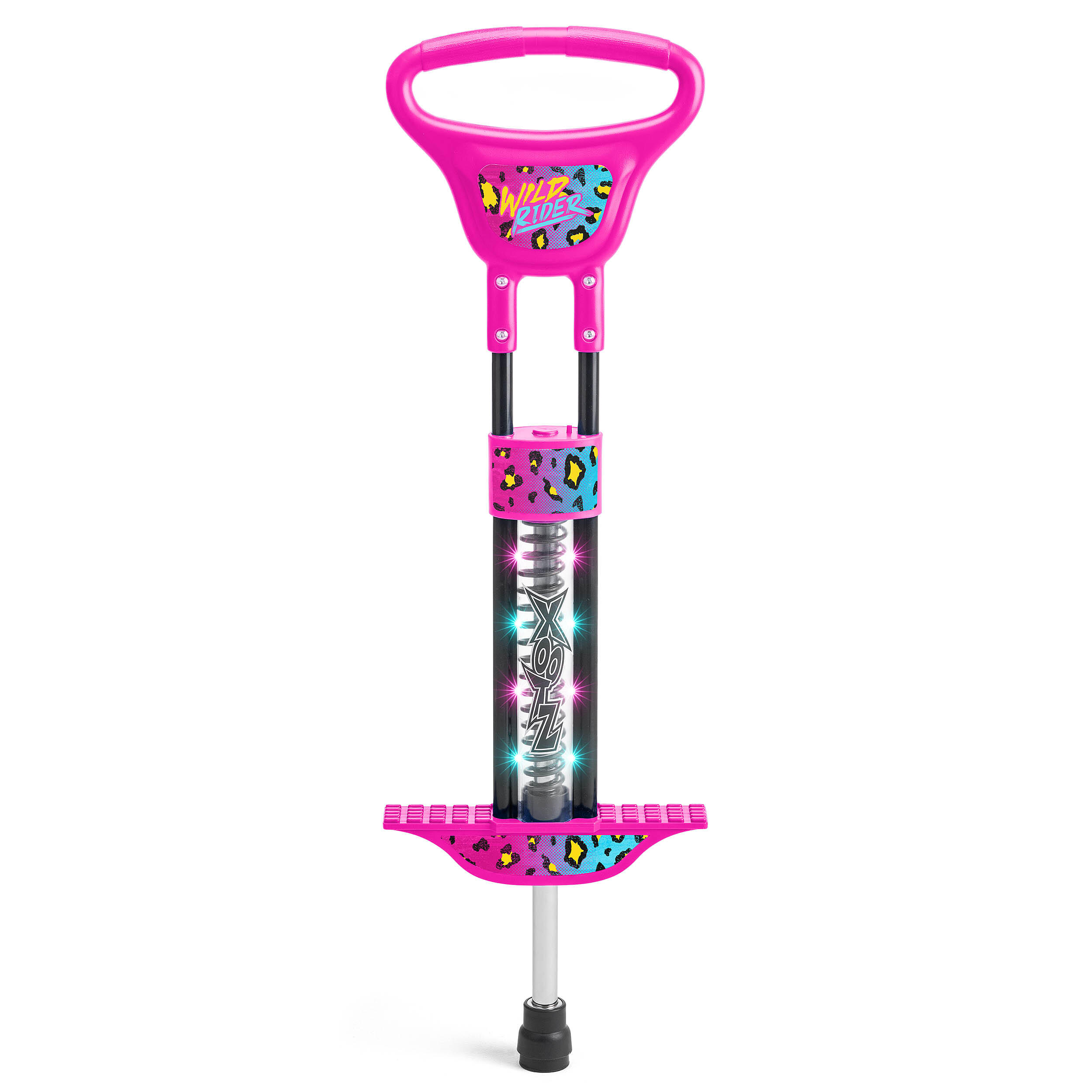XOOTZ Xootz Wild Rider LED Pogo Stick for Kids, Super Bounce, Pogo Jumper Stick