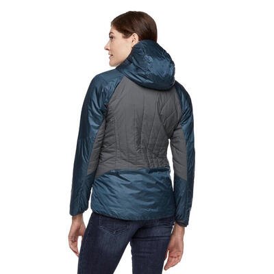 Daunenjacke mit Kapuze. Damen Black Diamond Vision Hybrid
