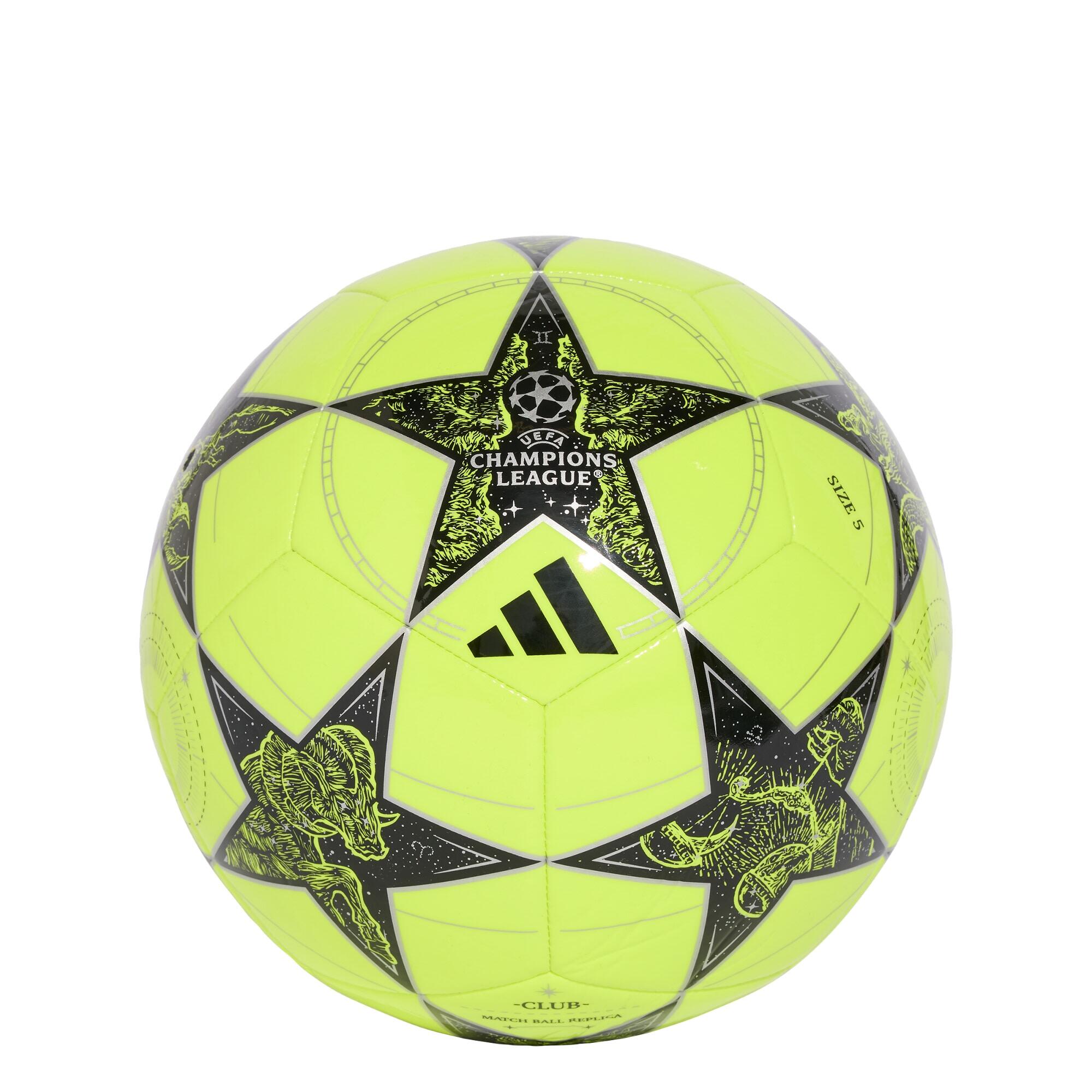 Adidas - Ucl Club 25/26 Phase De Groupes Ball - Ballon De Foot - Gris|jaune|noir - Decathlon