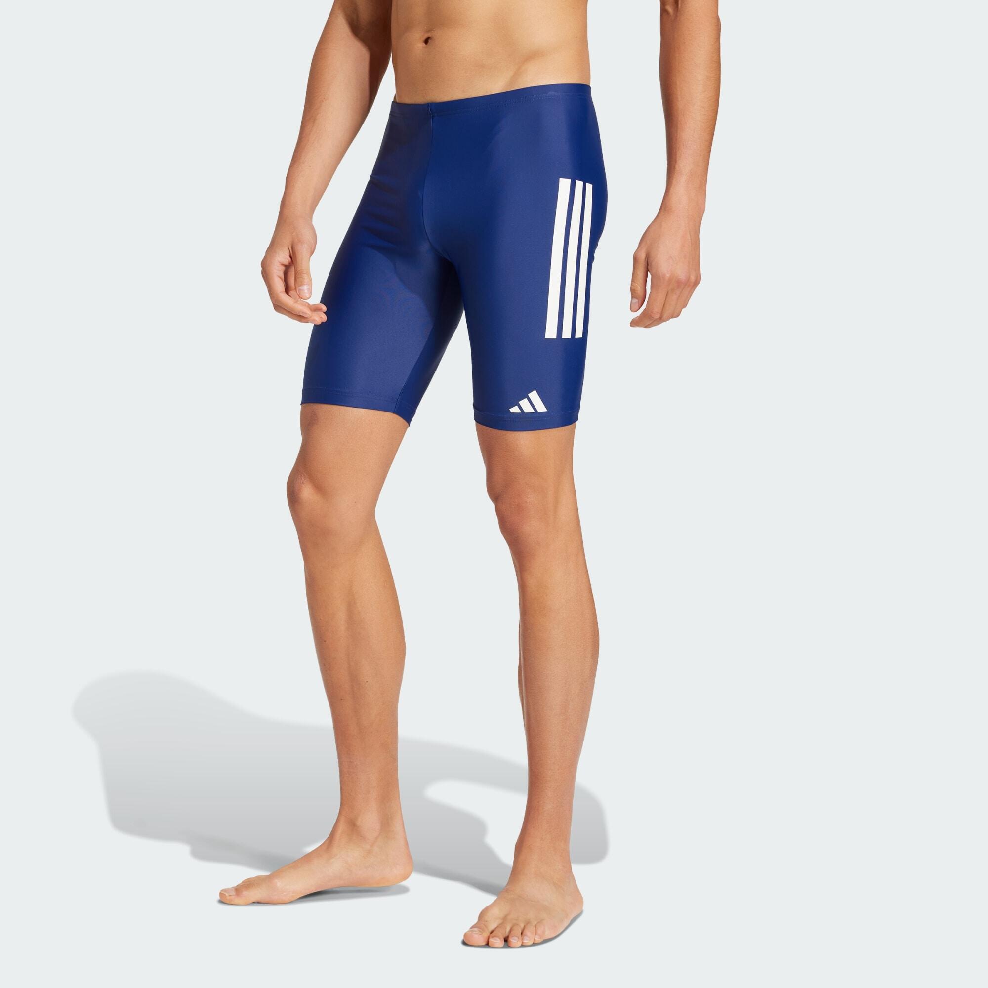 ADIDAS 3-Stripes Swim Jammers 8-Inch