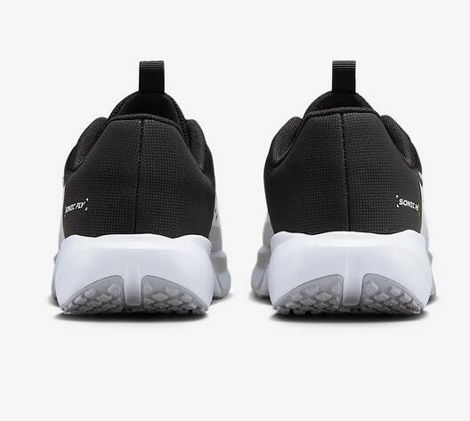 Scarpe unisex nike sonic fly (gs) - nero/bianco/grigio 6/7