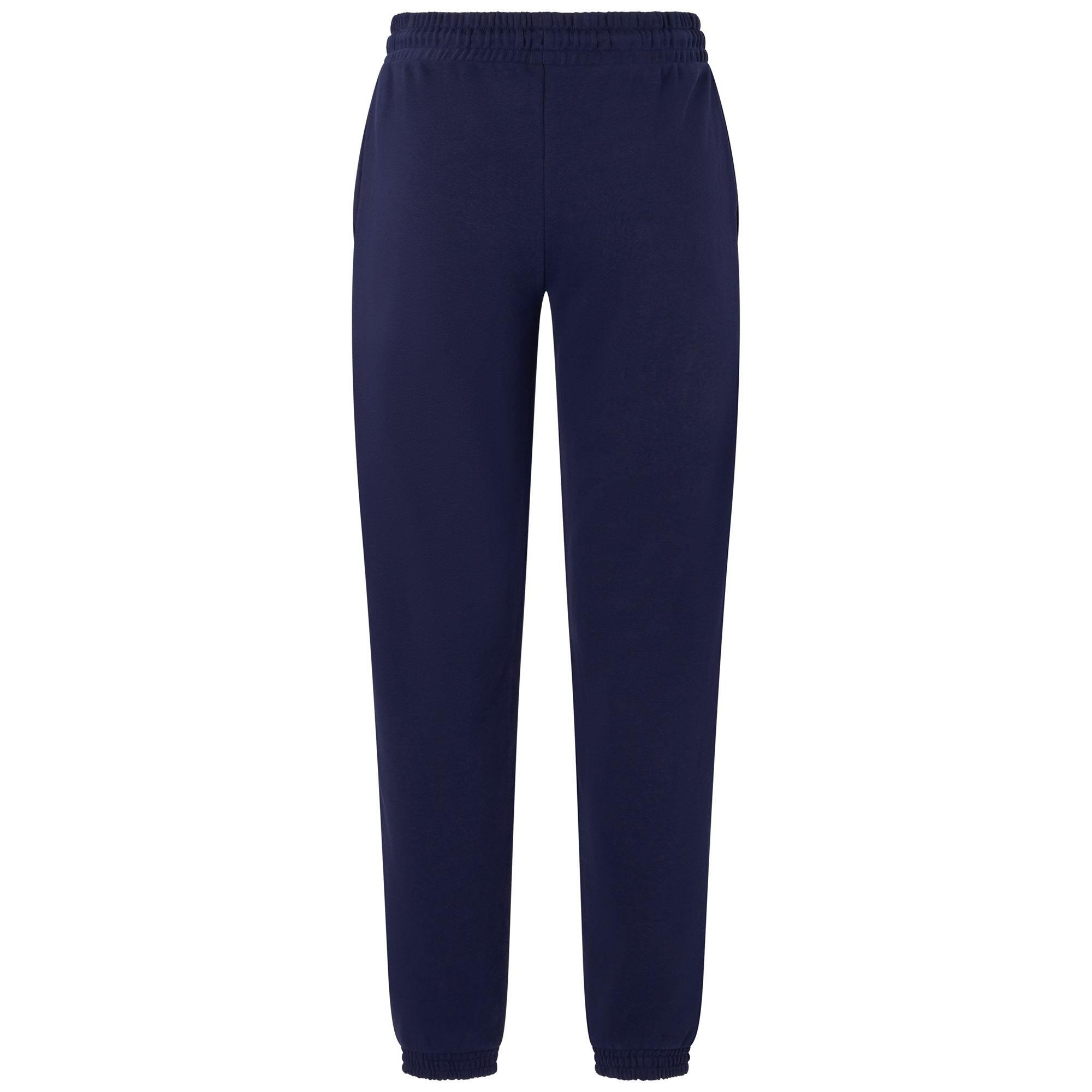 Pantaloni tuta da donna in cotone blu da sportivo 4/7