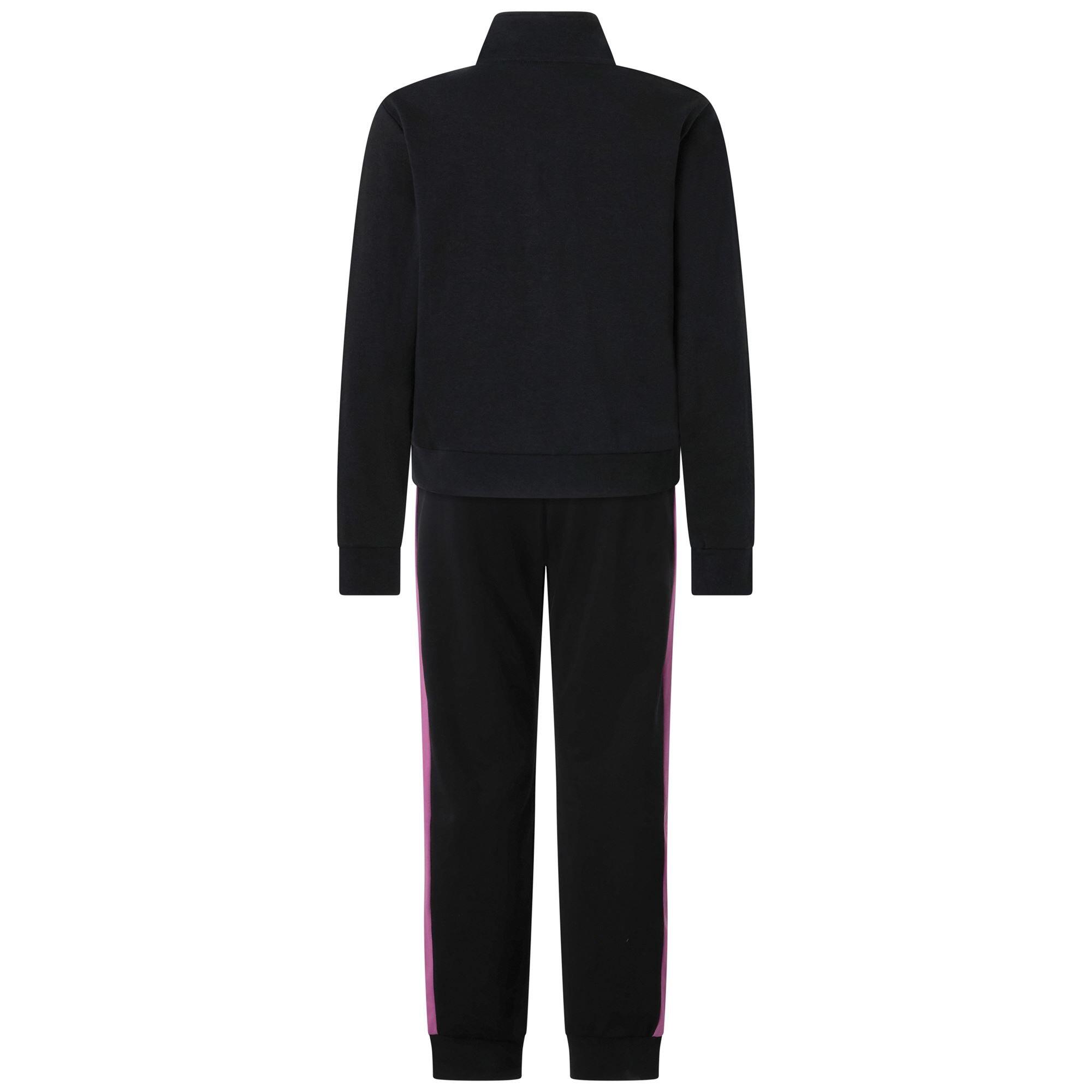 tuta da donna in cotone nero da fitness 3/7