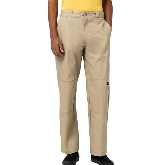Pantaloni da Lavoro Uomo Dickies Valley Grande Double Knee Beige in Tela