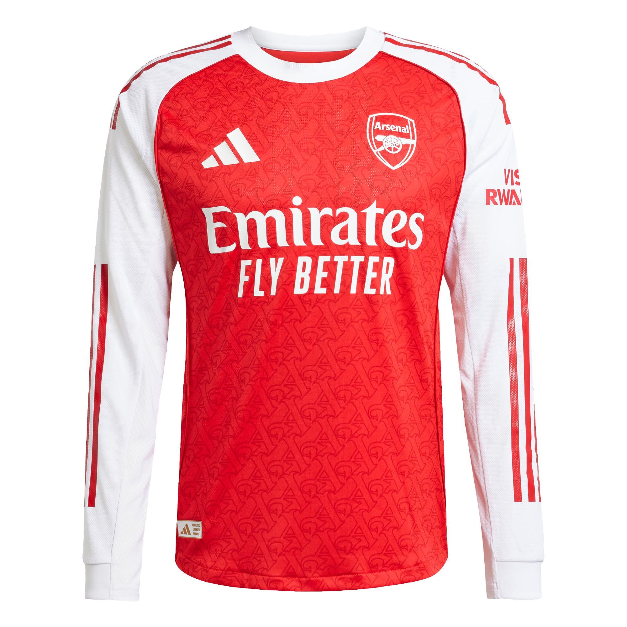 Arsenal 25/26 Long Sleeve Home Authentic Jersey | Decathlon