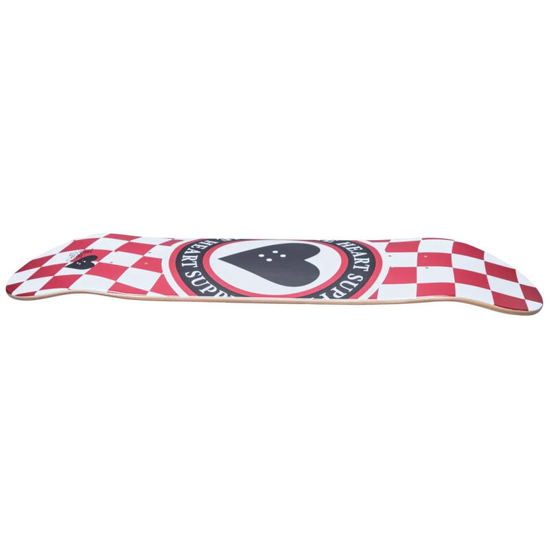 Heart Supply Insignia Check Placa Skateboard - 8.25" - Roșu