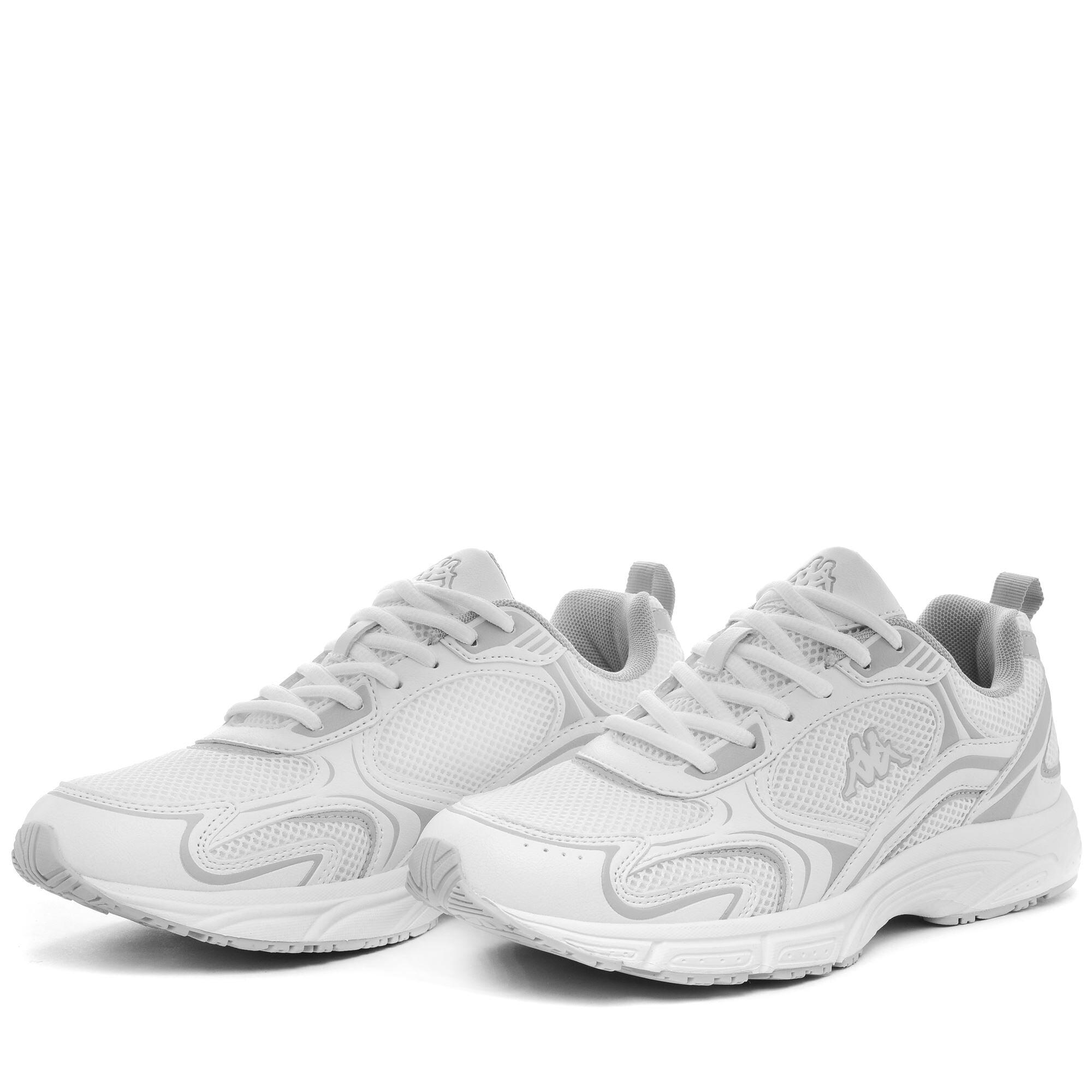 KAPPA sneakers da uomo e donna in poliestere grigio da fitness