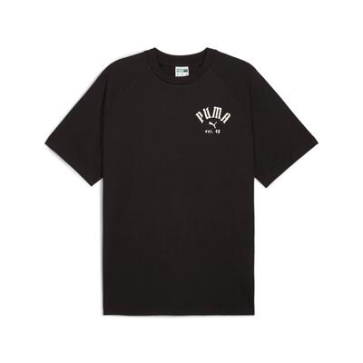 Casual t-shirt met print puma classics play loud