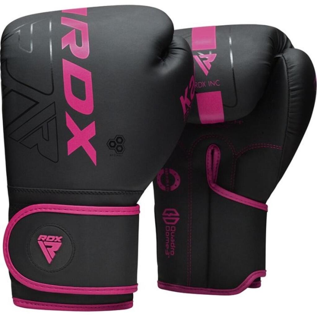 Boxing Gloves RDX F6 Kara – Black/Pink – 10oz