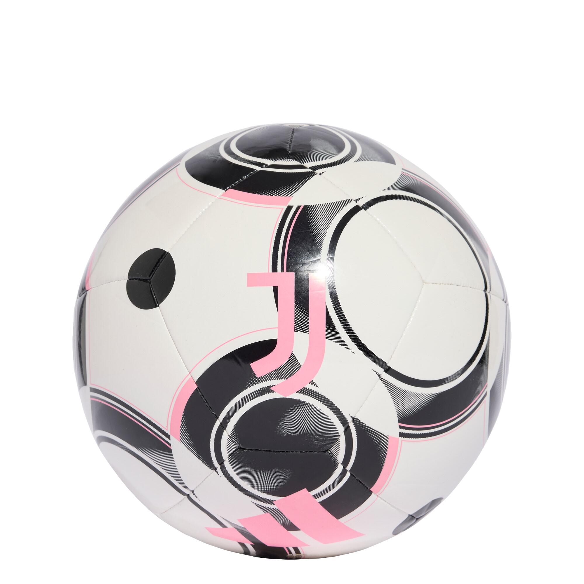 Adidas - Ballon De Club Domicile Juventus - Ballon De Foot - Blanc|noir|rose - 5 - Decathlon