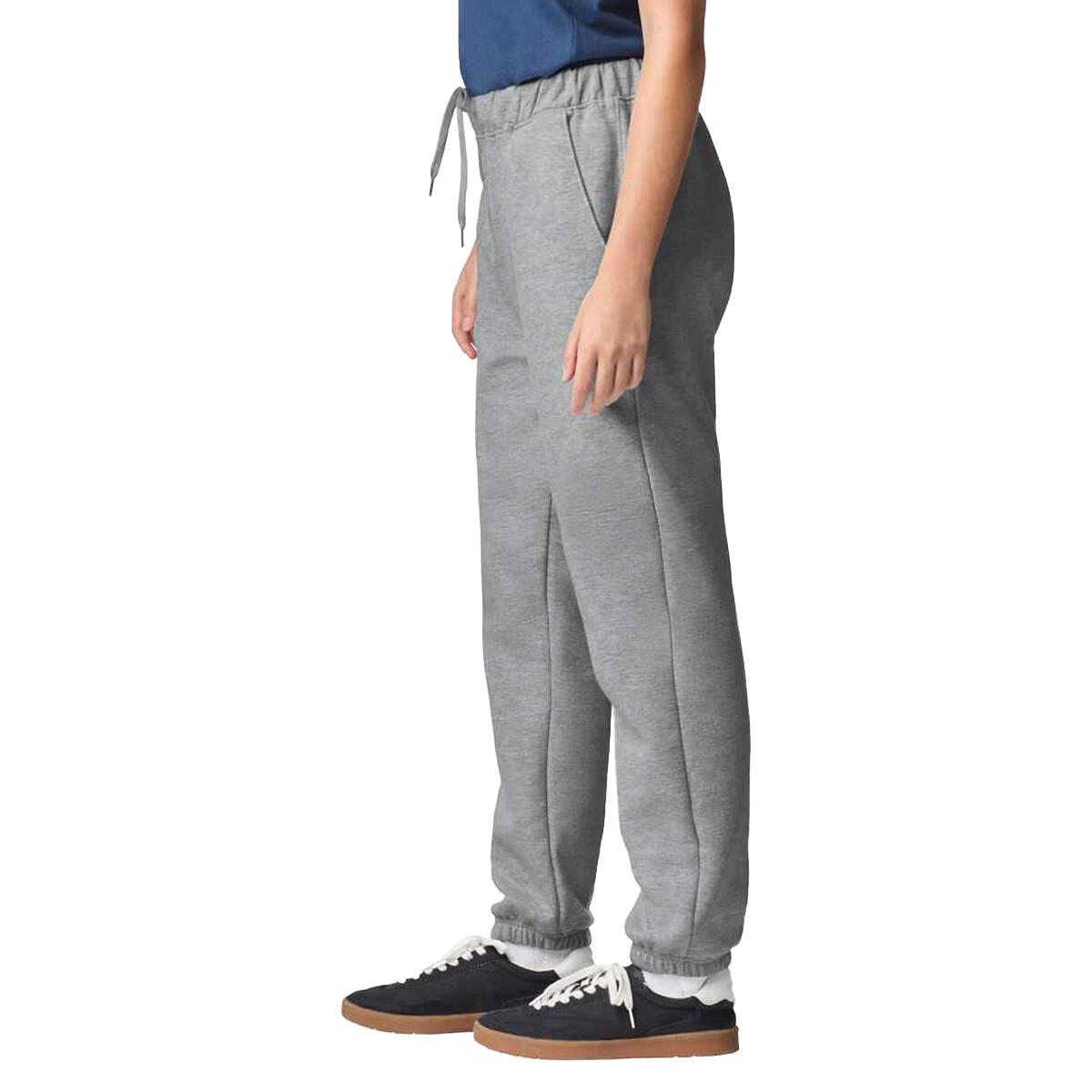 Pantaloni Da Jogging Tasca Uomo Gildan Grigio Freddo 3/3