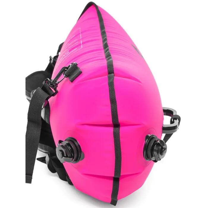 Bóia insuflável para natação em águas abertas DRY BAG Rosa 3/5