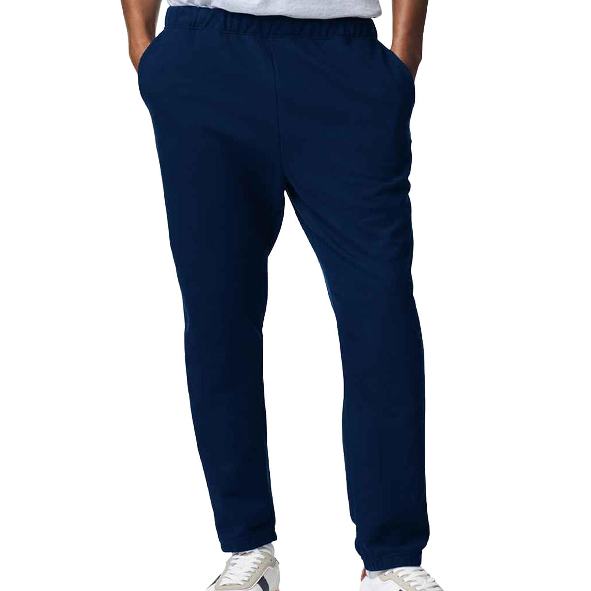 Navy Gildan Jogging Pants Mens Midweight Pocket Jogging Bottoms (Navy)