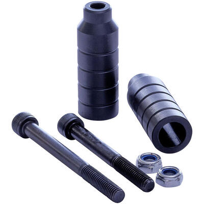 Stunt Scooter Pegs 13.5x2 cm. Stahl. schwarz. rutschfest