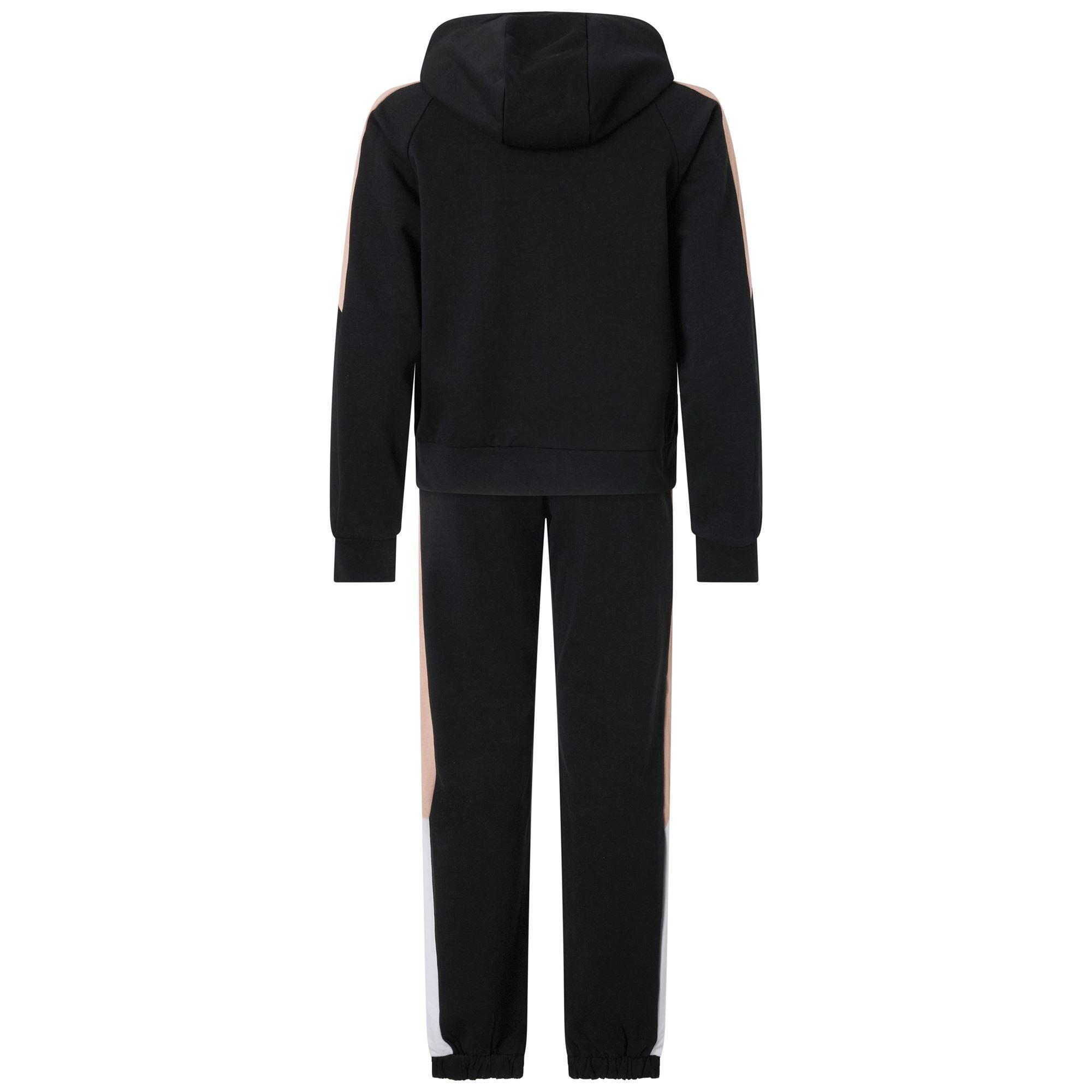 tuta da donna in cotone nero da fitness 3/7