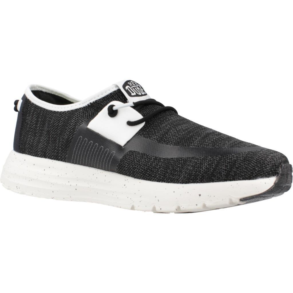 Baskets Hey Dude Modèle Sirocco M Sport Mode Couleur Noir 5/5