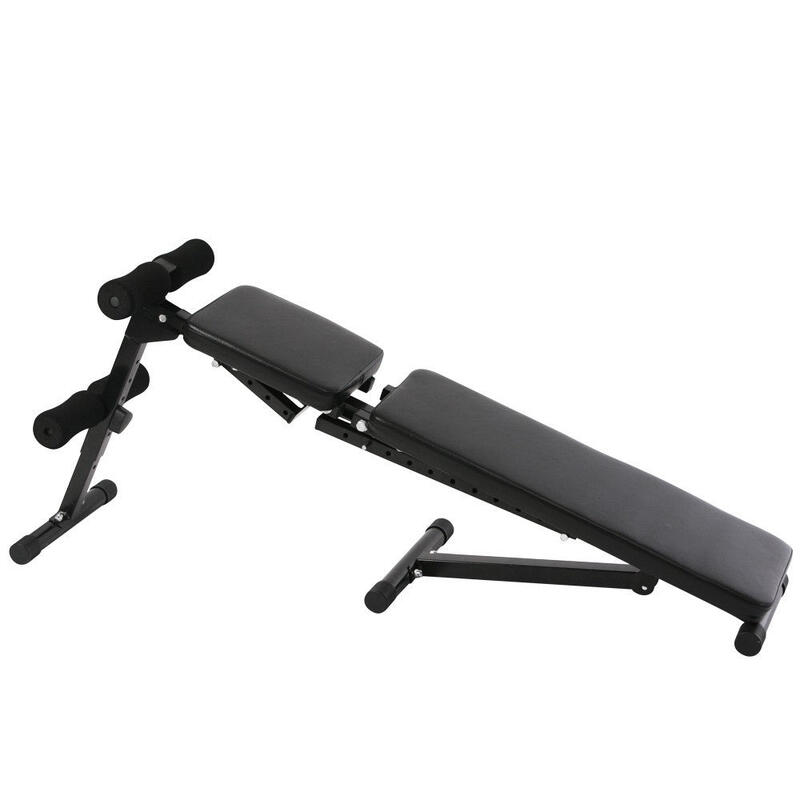 Banca multifunctionala si set de gantere 40 kg