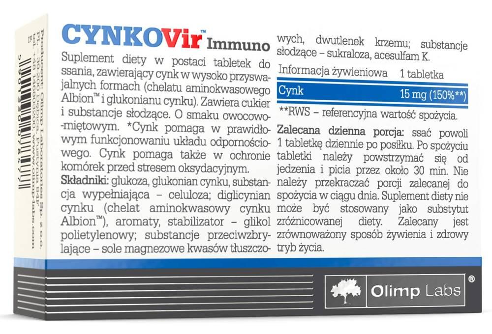 Cynkovir Immuno OLIMP 30 tabl 2/2