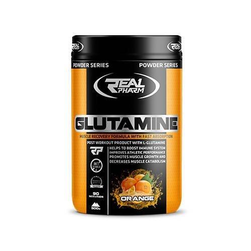 Real Pharm glutamine aminozuren 500g 1/4