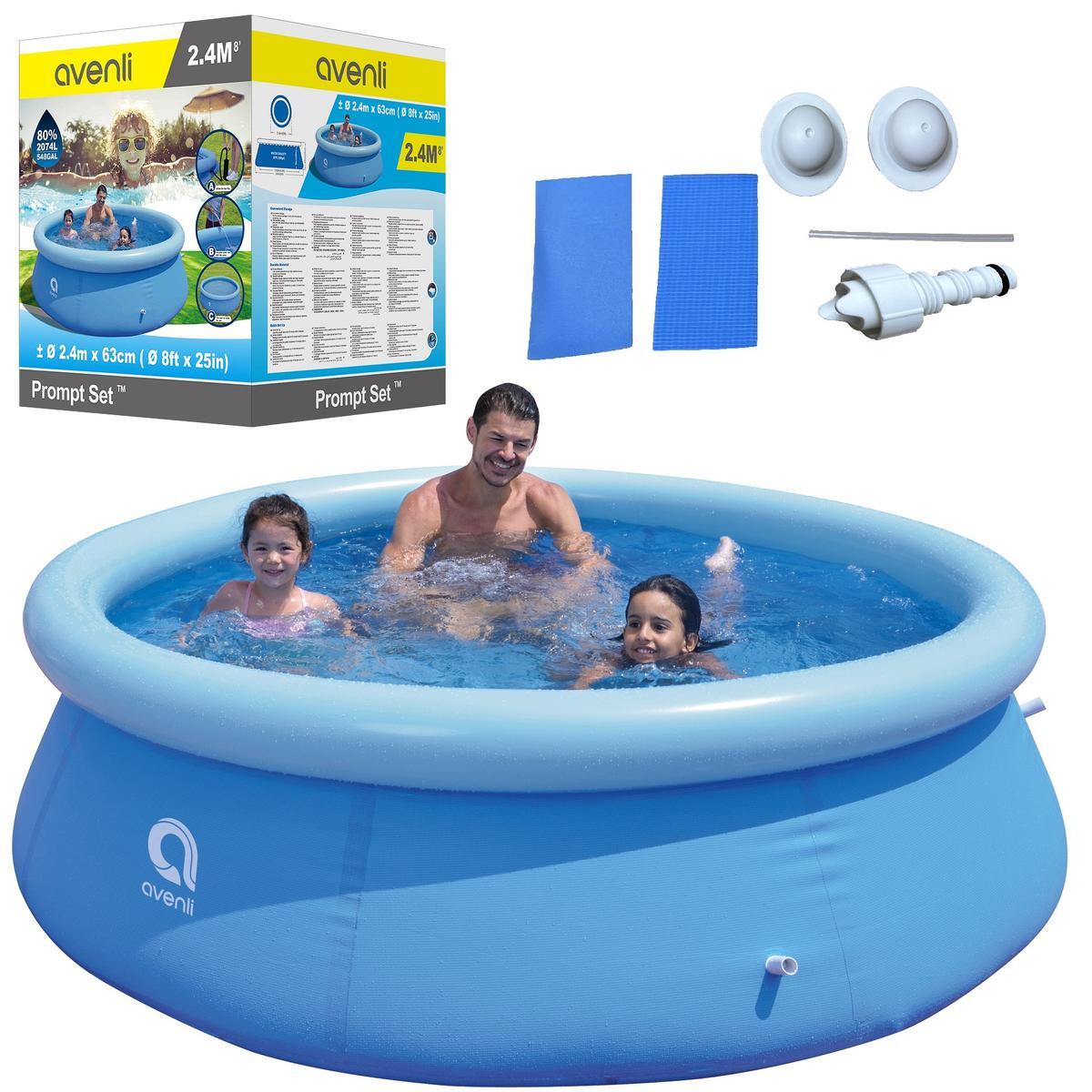 Avenli Prompt Set 240x63cm Pool, ohne Zubehör, blau 7/7