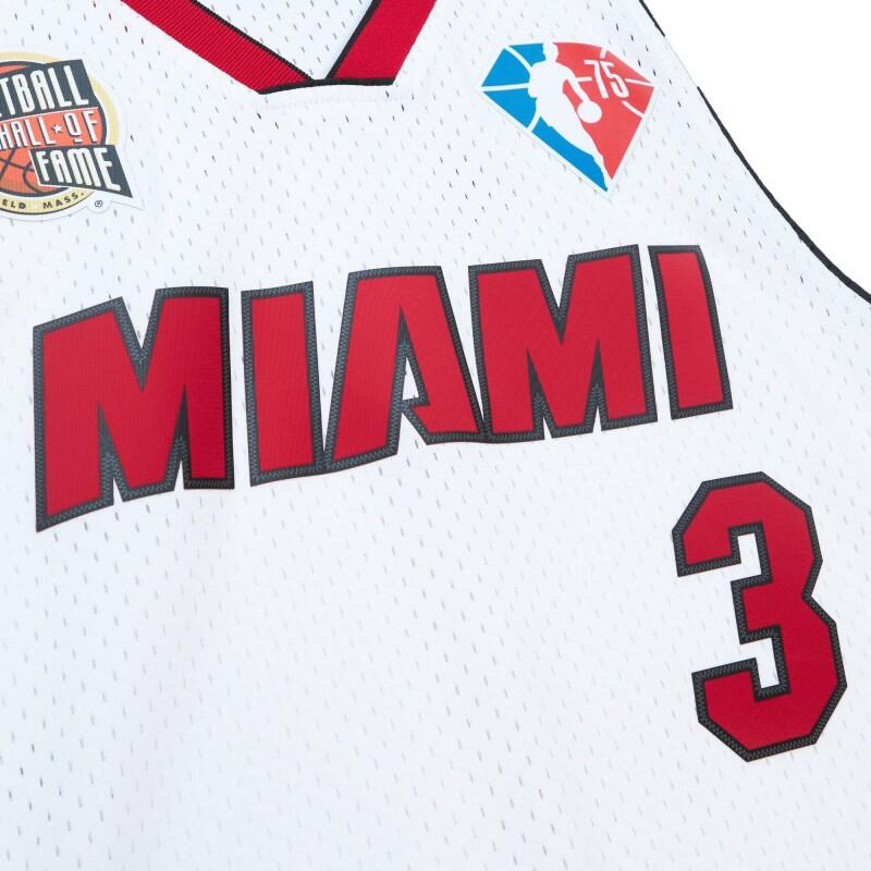 Maillot de basket Mitchell & ness modèle SMJY6865-MHEYYDWAWHIT pour homme 3/4