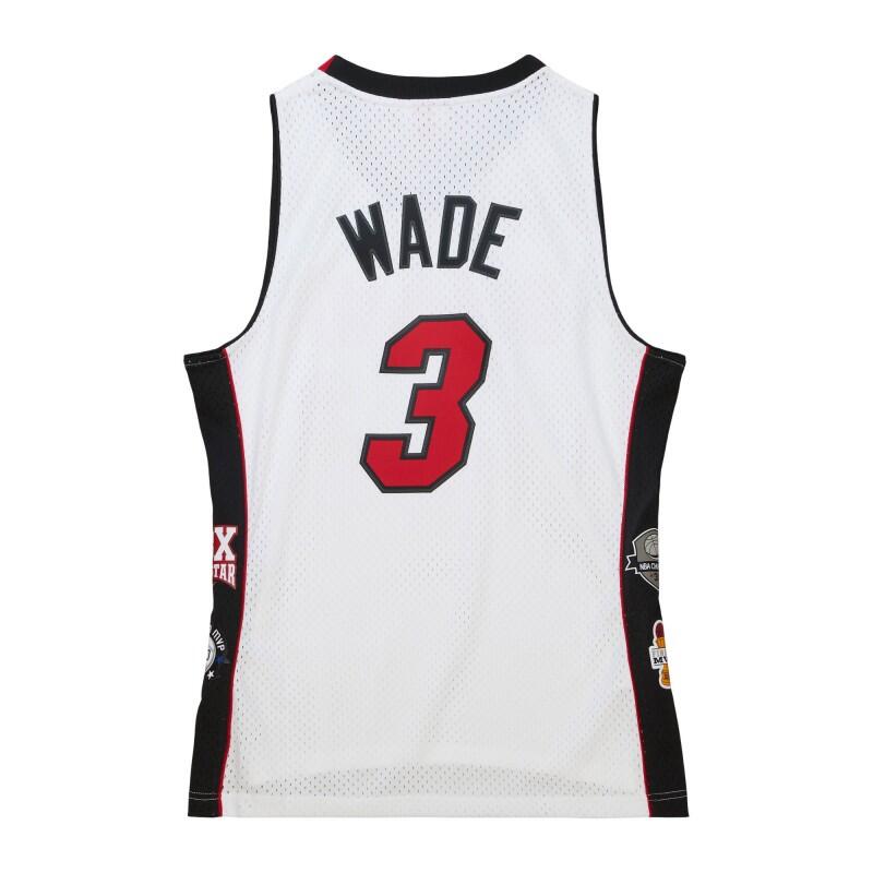 Maillot de basket Mitchell & ness modèle SMJY6865-MHEYYDWAWHIT pour homme 2/4