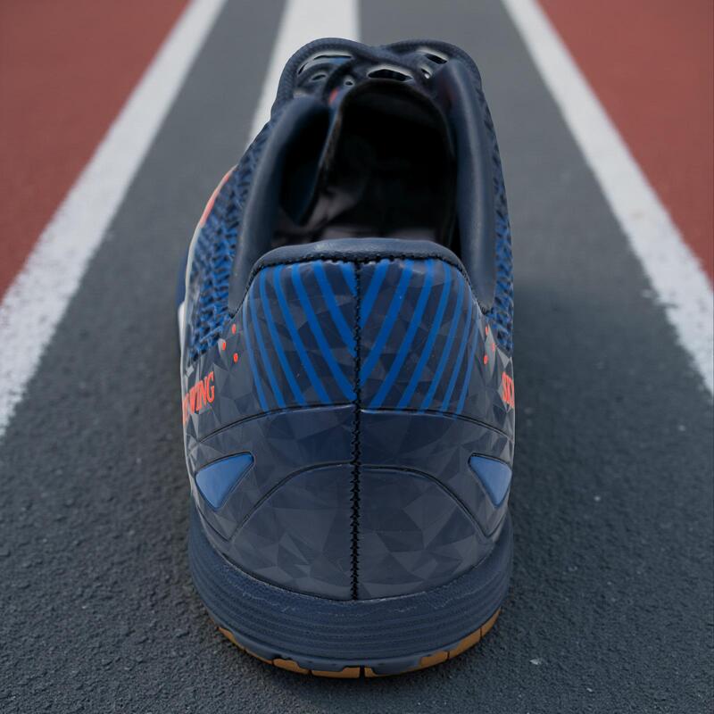 Ghete de fotbal Sky Wing 9895 pentru teren sintetic, cusute in varf 36 bleumarin