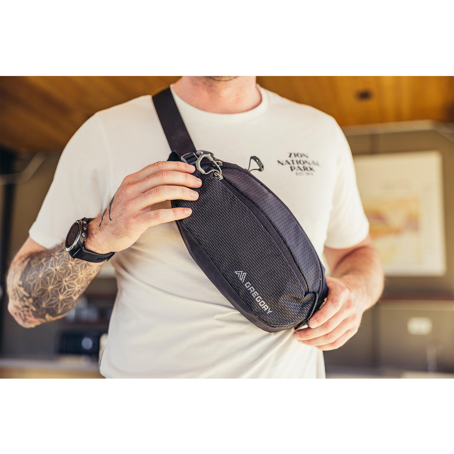 Torebka biodrowa saszetka nerka Gregory Nano Waistpack 3/6