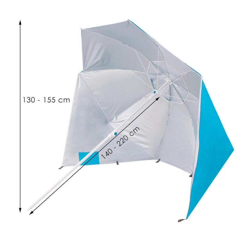 Parasol plażowy 180 cm namiot niebieski