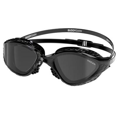 BuddySwim Ozean Occhialini Black/Smoke OW Triathlon Antifog UV