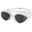 BuddySwim Ozean Óculos White/Smoke Águas Abertas Triatlo Anti-Névoa UV