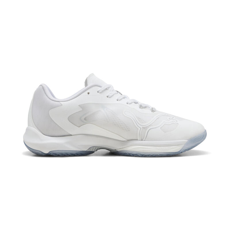 Buty do piłki ręcznej unisex Vantage NITRO™ PUMA White Silver Ash Gray Metallic