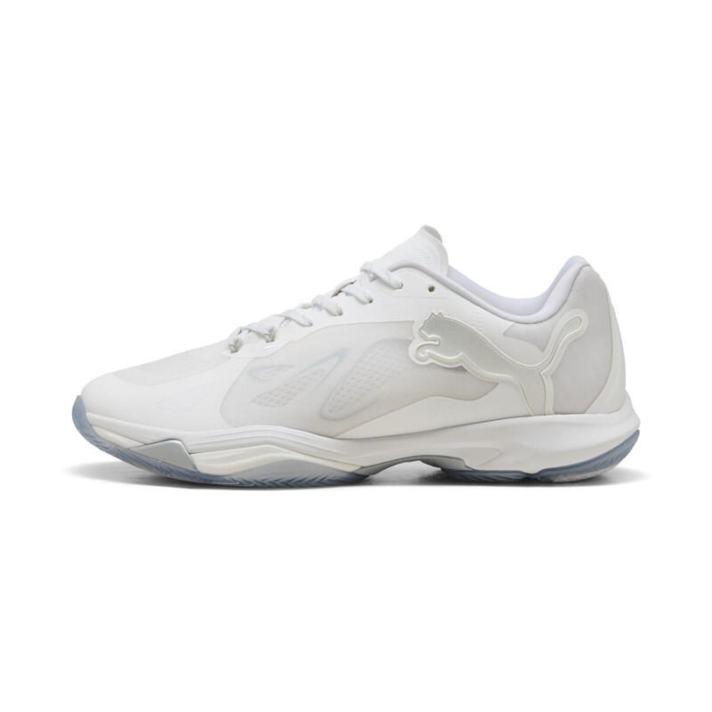 Buty do piłki ręcznej unisex Vantage NITRO™ PUMA White Silver Ash Gray Metallic
