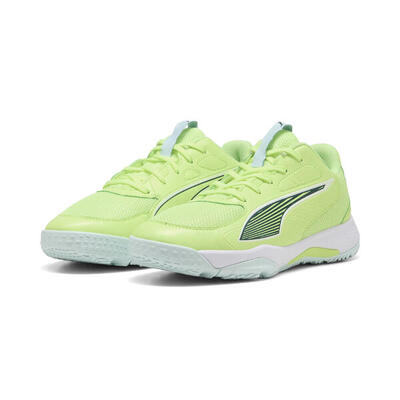 Zapatillas de balonmano Accelerate 4 Niños PUMA White Silver Metallic