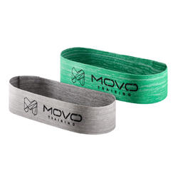 TRAININGSBANDEN HIPBAND MOVO Mini Band Set 2in1