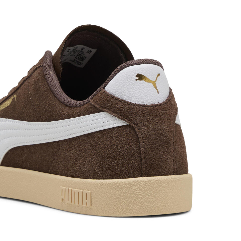 Sneakersy zamszowe unisex PUMA Club II PUMA Flat Bronze White Gold Brown