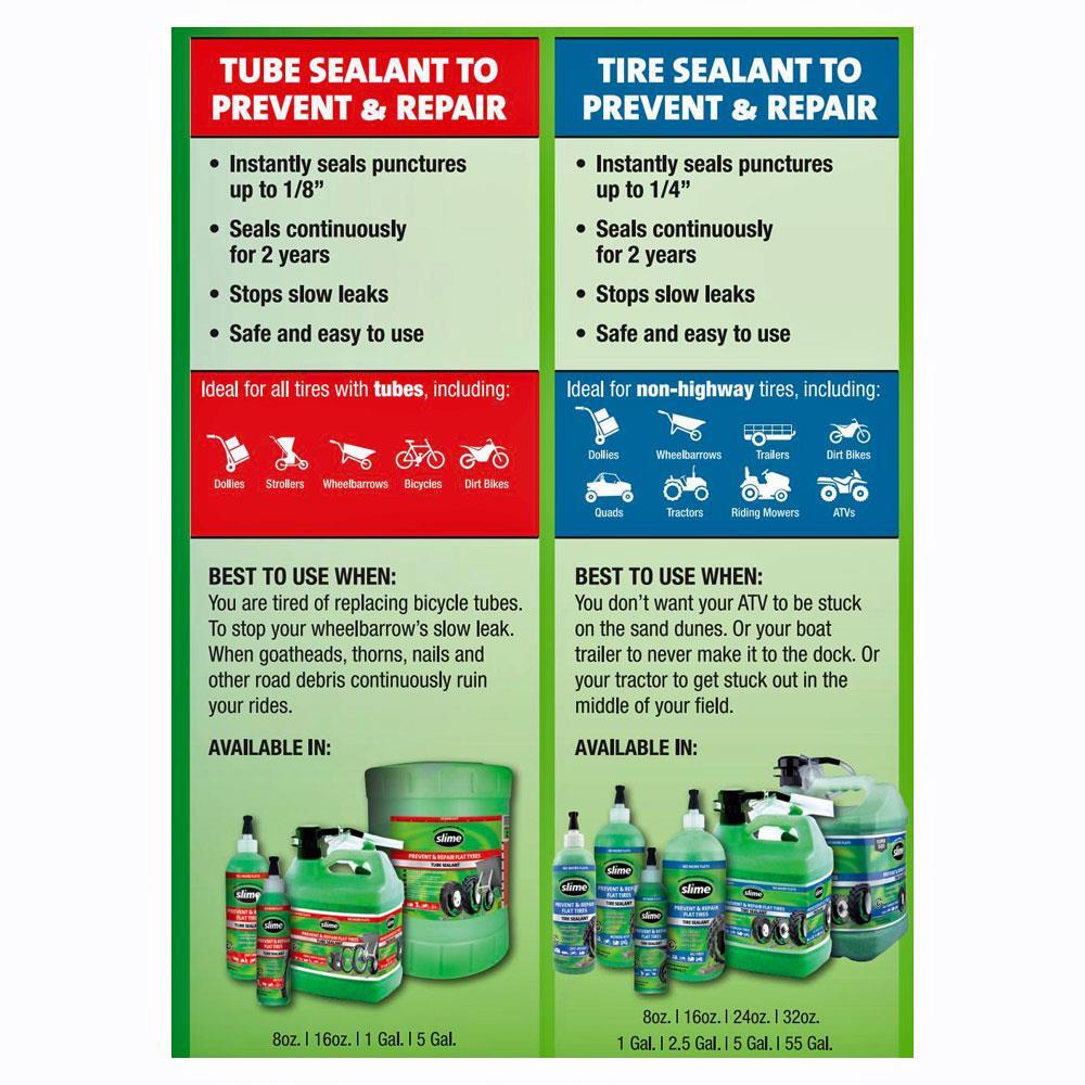 Slime Tube Sealant 16oz Inner Tube Puncture Repair - 473ml 3/3