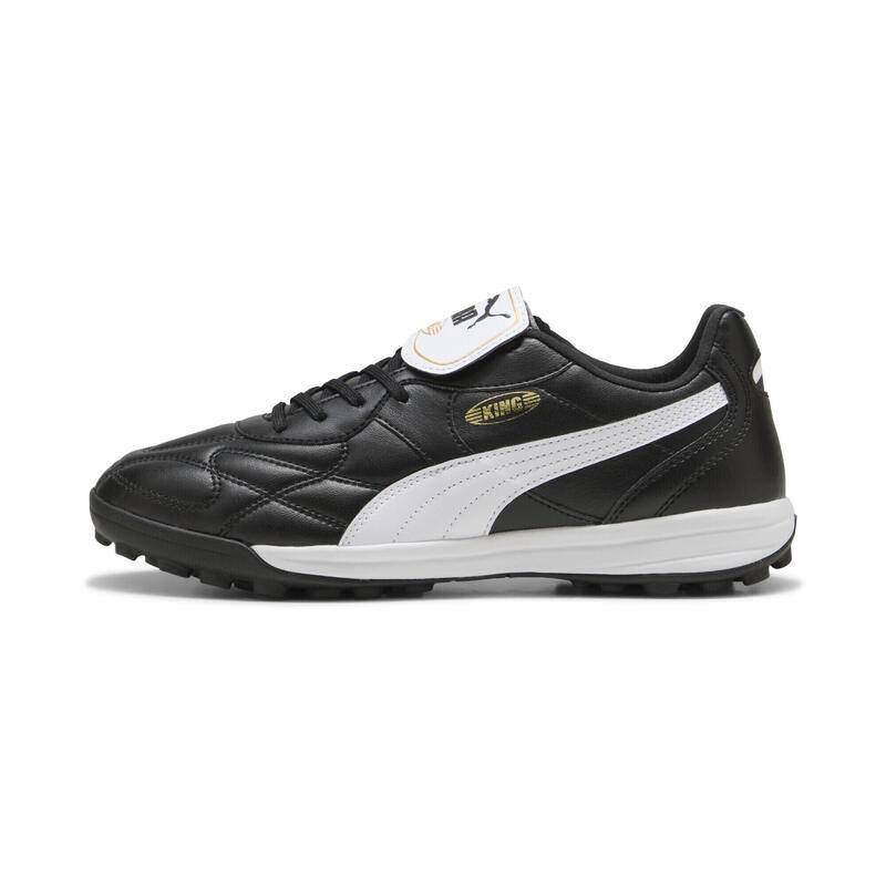 Buty piłkarskie unisex KING TOP TT PUMA Black White Gold